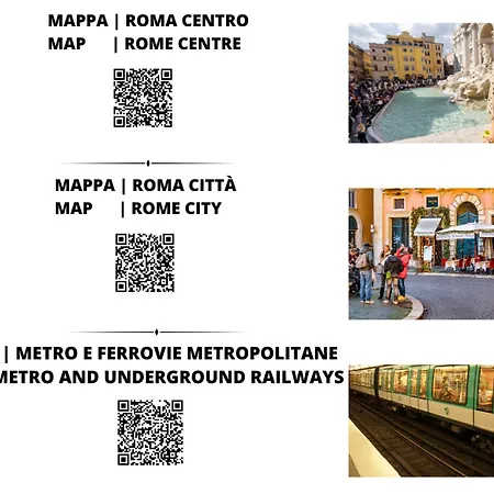 Apartment 6 People, 3 Parking Spot, Balconies, Metro B Rome